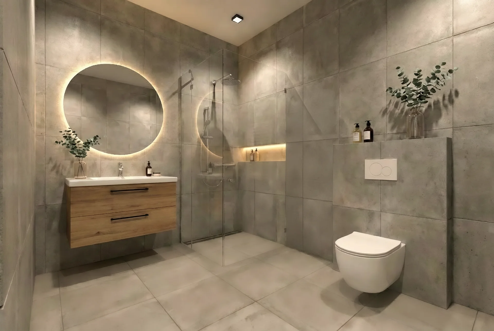 Artist impression De Woudhof: de badkamer in beeld
